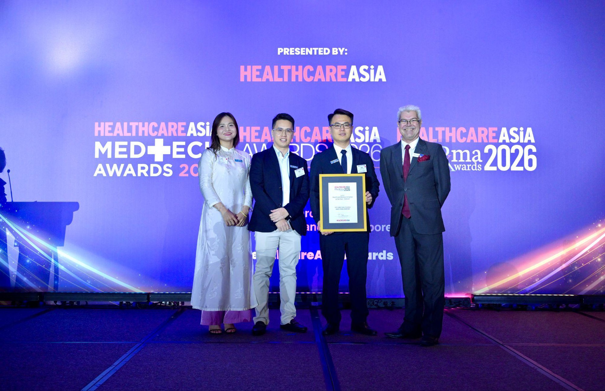 Long Ch&acirc;u - Nh&agrave; thuốc Việt Nam duy nhất thắng giải thưởng lớn tại Healthcare Asia Pharma Award 2026 - Ảnh 1.