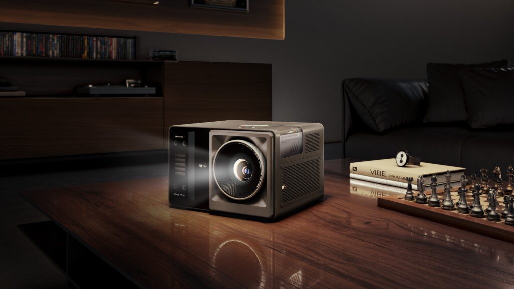 Hisense XR10 Triple Laser: M&aacute;y chiếu 4K cao cấp gi&aacute; hơn 185 triệu đồng, tặng k&egrave;m d&agrave;n &acirc;m thanh kh&ocirc;ng d&acirc;y - Ảnh 1.