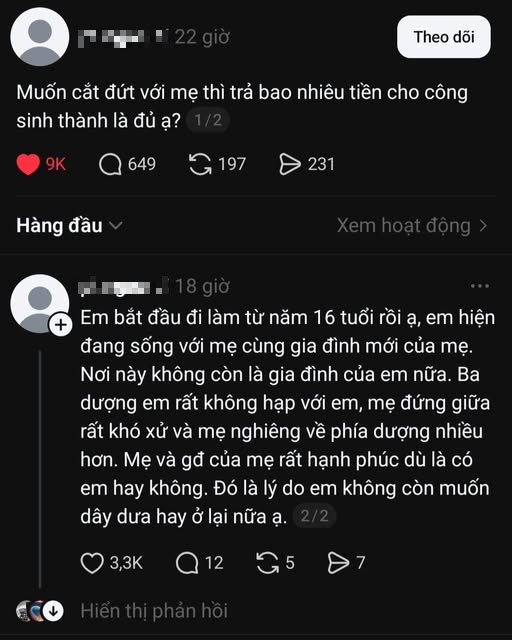 Bi kịch của đứa trẻ đi làm từ năm 16 tuổi: "Trả bao nhiêu tiền cho công sinh thành là đủ?"- Ảnh 1. Bi kịch của đứa trẻ đi làm từ năm 16 tuổi: "Trả bao nhiêu tiền cho công sinh thành là đủ?"- Ảnh 1.