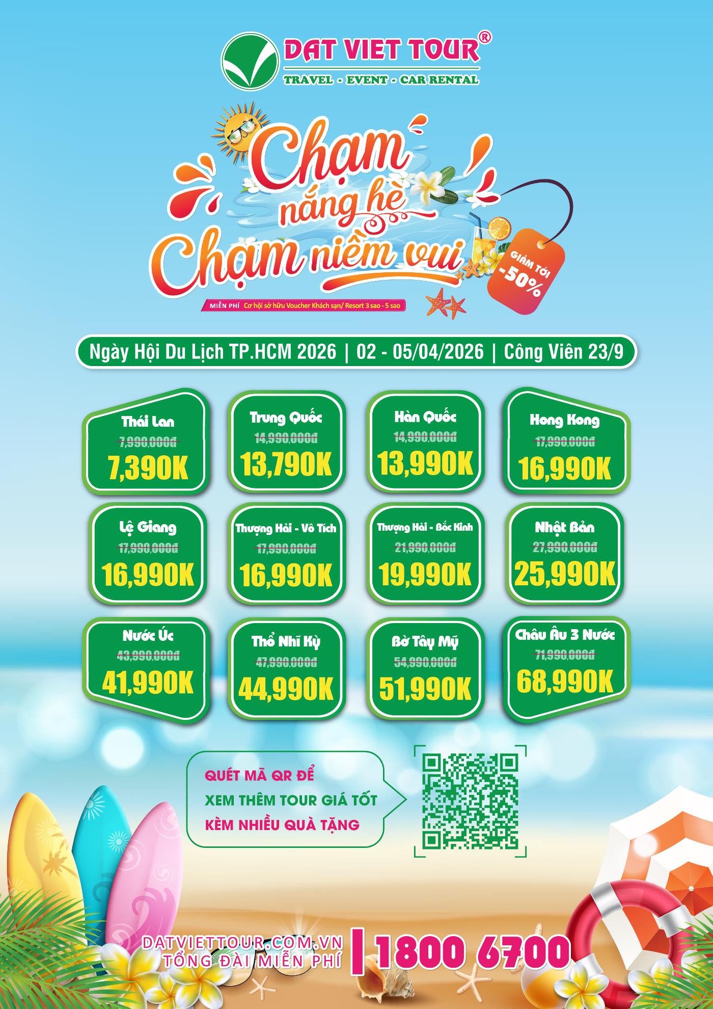 Cơ hội sở hữu tour nước ngo&agrave;i miễn ph&iacute; 100% tại Ng&agrave;y hội Du lịch TP.HCM 2026- Ảnh 2.