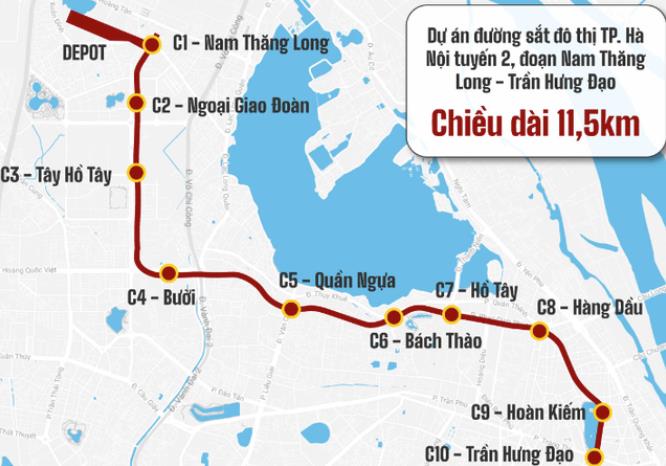 Metro số 2: "Trục xương sống" th&uacute;c đẩy gi&aacute; trị bất động sản T&acirc;y Hồ T&acirc;y- Ảnh 1.