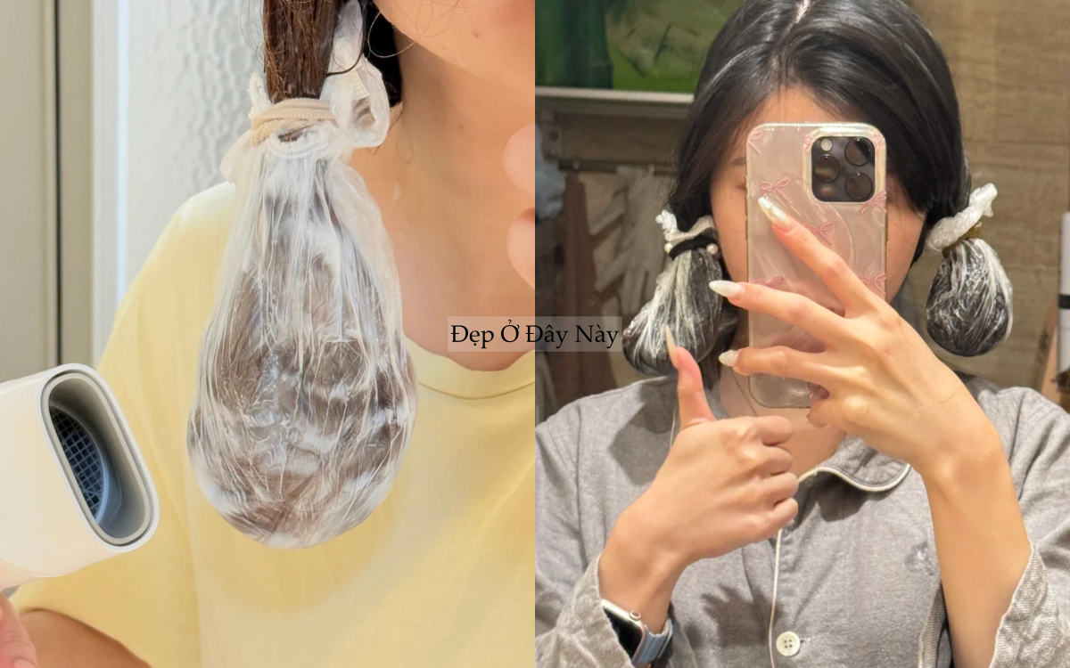 C&aacute;ch "dưỡng t&oacute;c sandwich" khiến t&oacute;c mềm mượt tức th&igrave; đang khiến hội g&aacute;i Trung thi nhau &aacute;p dụng - Ảnh 1.