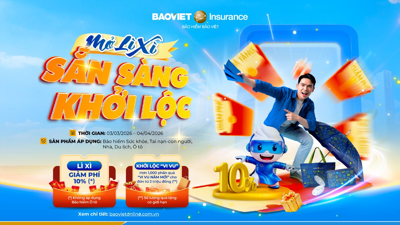 Mở l&igrave; x&igrave; bảo vệ - đ&oacute;n lộc an t&acirc;m cả năm c&ugrave;ng Bảo hiểm Bảo Việt - Ảnh 1.