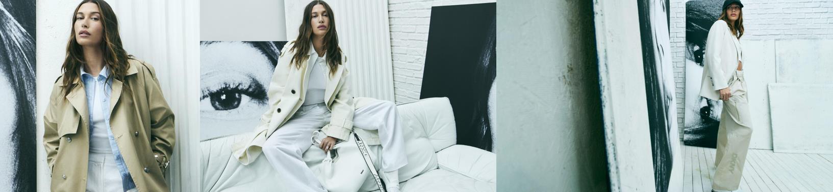 C&ocirc;ng thức mặc đẹp dịp 8/3 từ n&agrave;ng đại sứ Hailey Bieber v&agrave; DKNY Spring 2026 - Ảnh 3.