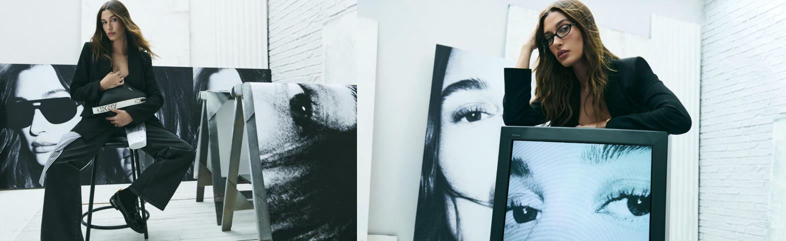 C&ocirc;ng thức mặc đẹp dịp 8/3 từ n&agrave;ng đại sứ Hailey Bieber v&agrave; DKNY Spring 2026 - Ảnh 4.