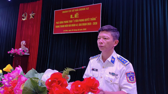 Đo&agrave;n cơ sở Hải đo&agrave;n 42 Ph&aacute;t động Phong tr&agrave;o &ldquo;3 Ti&ecirc;n phong quyết thắng&rdquo; - Ảnh 1.