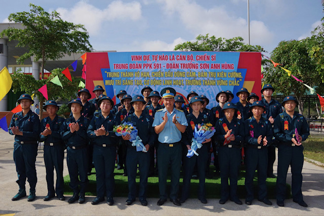 Ấn tượng ng&agrave;y đầu nhập ngũ tại Trung đo&agrave;n 591 - Ảnh 2.