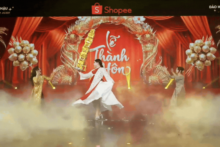 Fan Meeting Đảo Hoa Hậu - &ldquo;qu&acirc;n b&agrave;i&rdquo; shoppertainment mới gi&uacute;p Shopee Live khuấy đảo mạng x&atilde; hội - Ảnh 5.