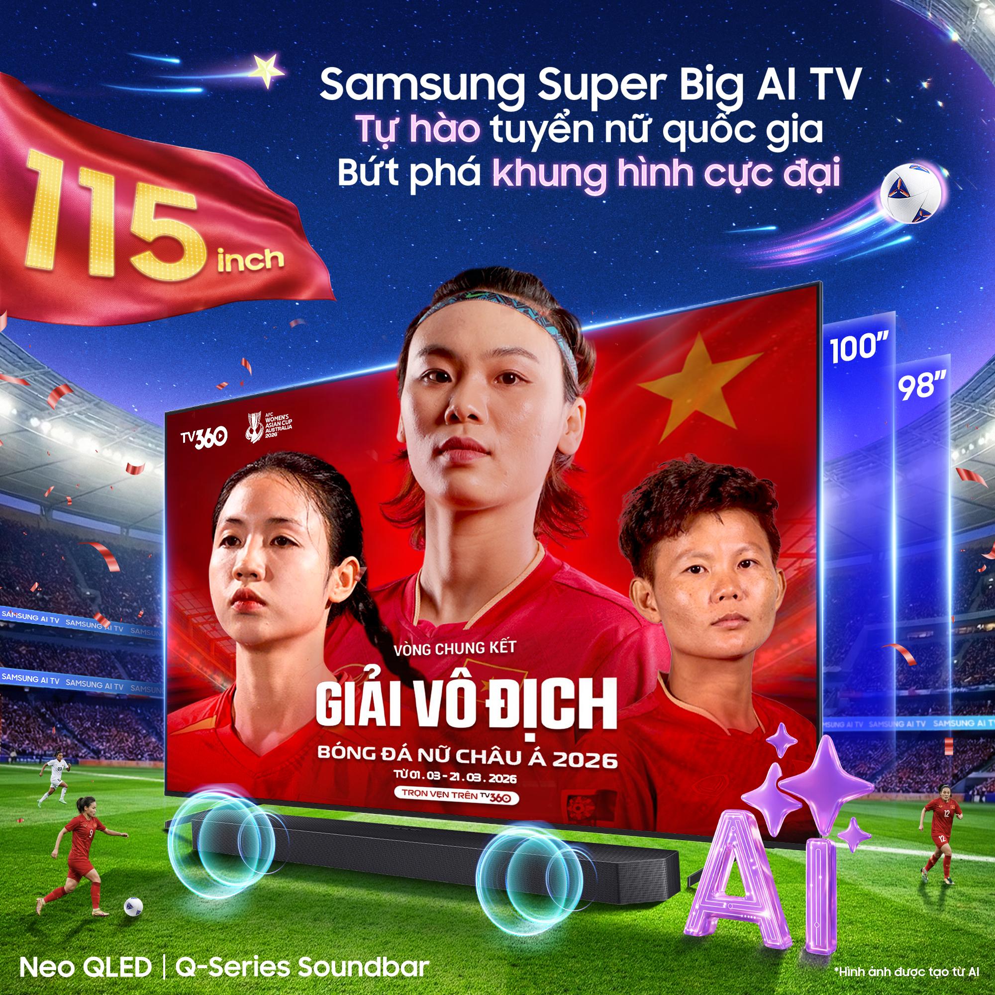 Mừng 8/3, Samsung AI TV c&ugrave;ng phụ nữ thăng hạng to&agrave;n diện cuộc sống - Ảnh 1.
