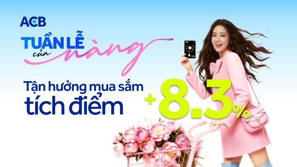 Kh&ocirc;ng thể bỏ qua: Ưu đ&atilde;i &ldquo;sinh lời&rdquo; 8/3 của ACB chỉ c&ograve;n 3 ng&agrave;y - Ảnh 1.