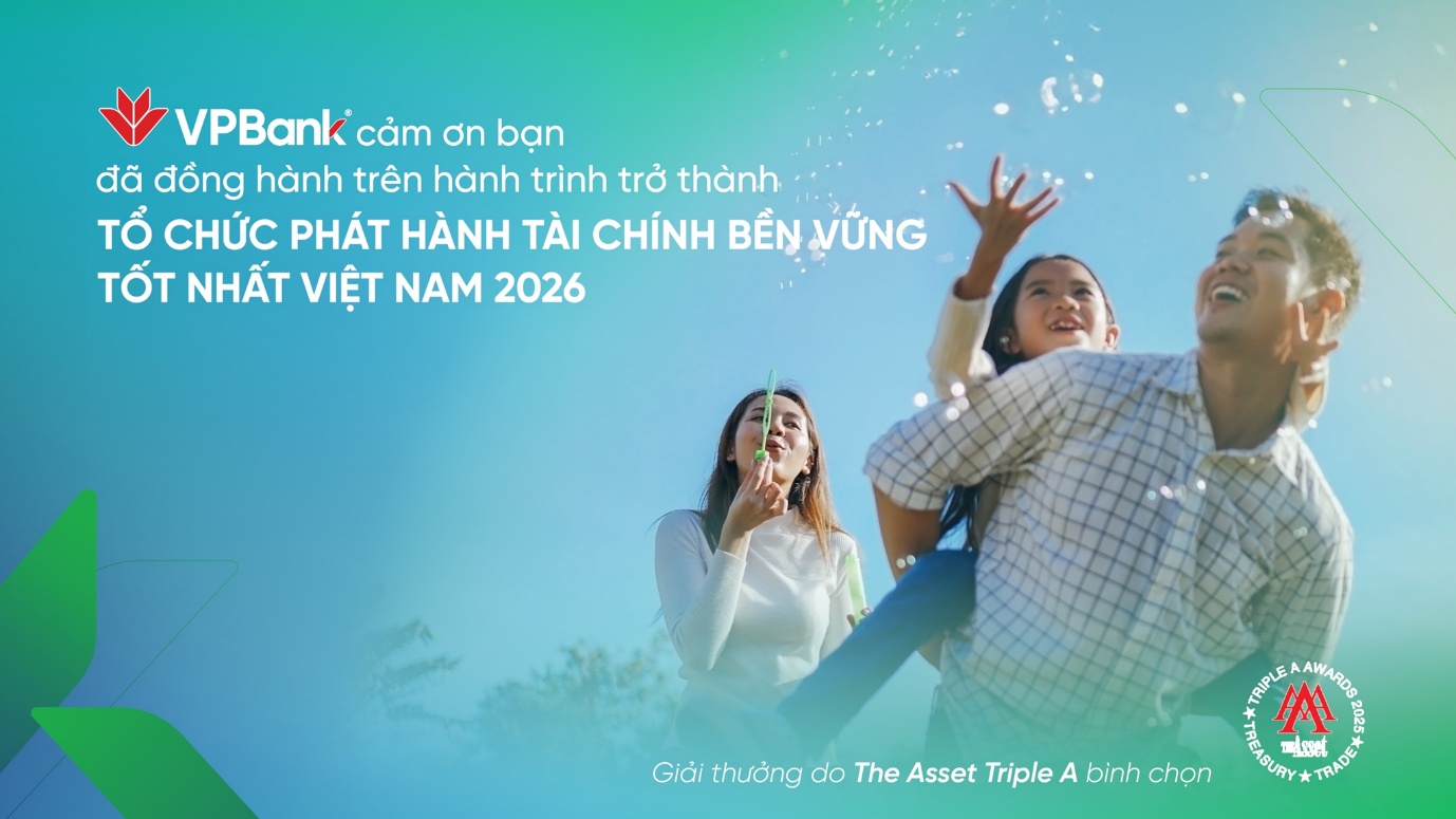 VPBank được vinh danh Tổ chức ph&aacute;t h&agrave;nh t&agrave;i ch&iacute;nh bền vững tốt nhất Việt Nam - Ảnh 1.