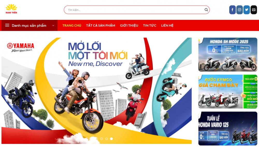 Hệ thống xe m&aacute;y Nam Tiến tung nhiều ưu đ&atilde;i hấp dẫn cho năm 2026 - Ảnh 1.