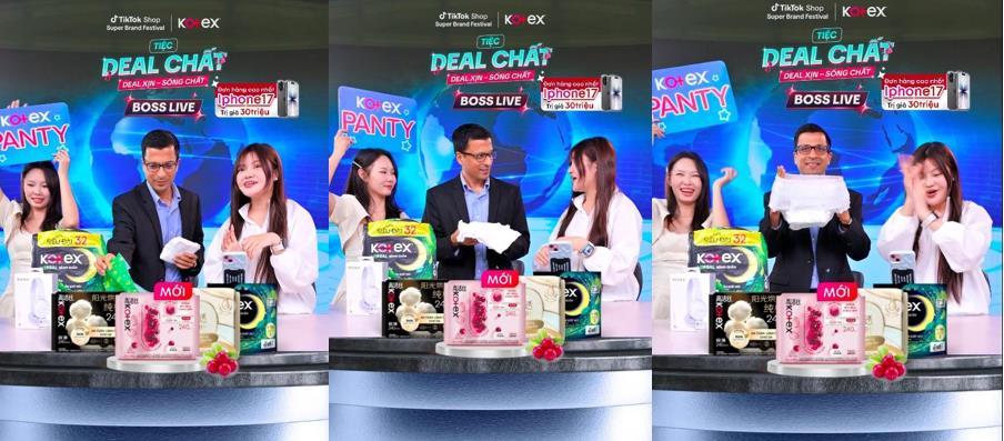 CEO trực tiếp livestream b&aacute;n h&agrave;ng: Bước đi t&aacute;o bạo ph&aacute; vỡ &ldquo;v&ugrave;ng cấm kỵ&rdquo; của Kotex - Ảnh 4.