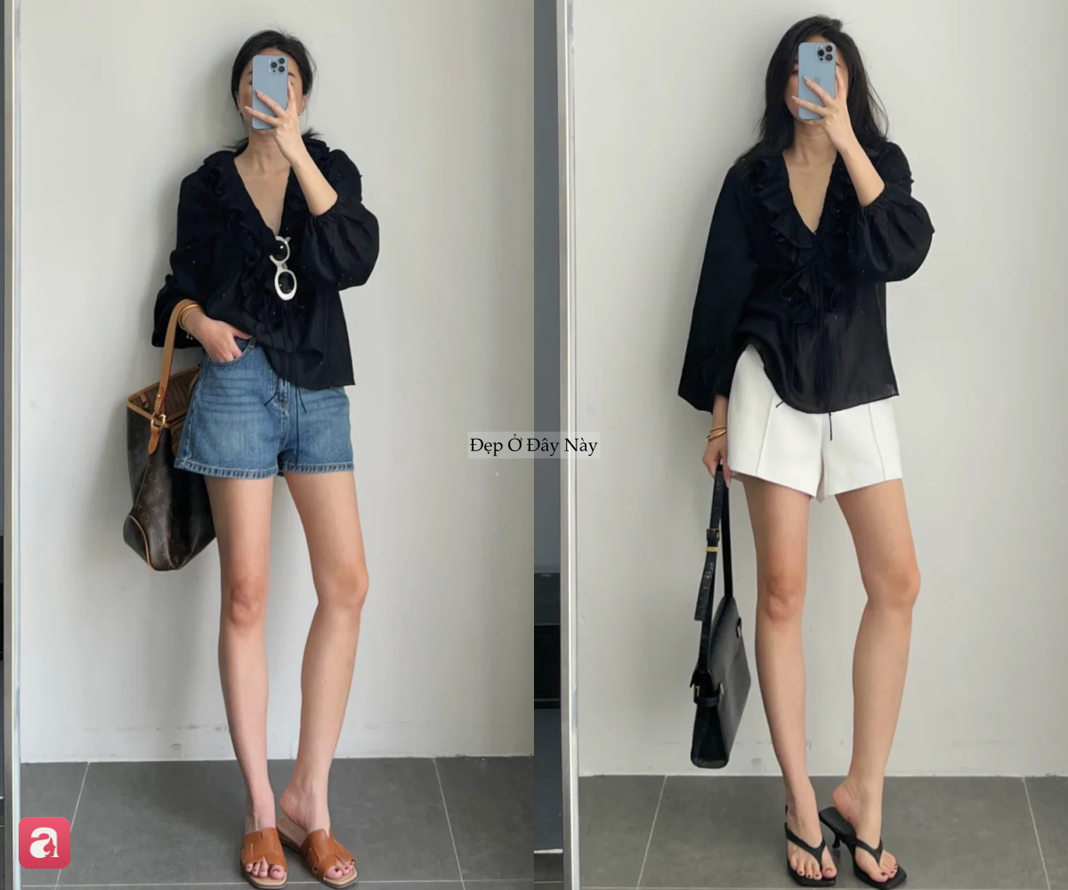 Mặc đẹp cả tuần chỉ với 1 chiếc áo blouse đen: Từ đi làm tới dạo phố đều hợp cả - Ảnh 2.
