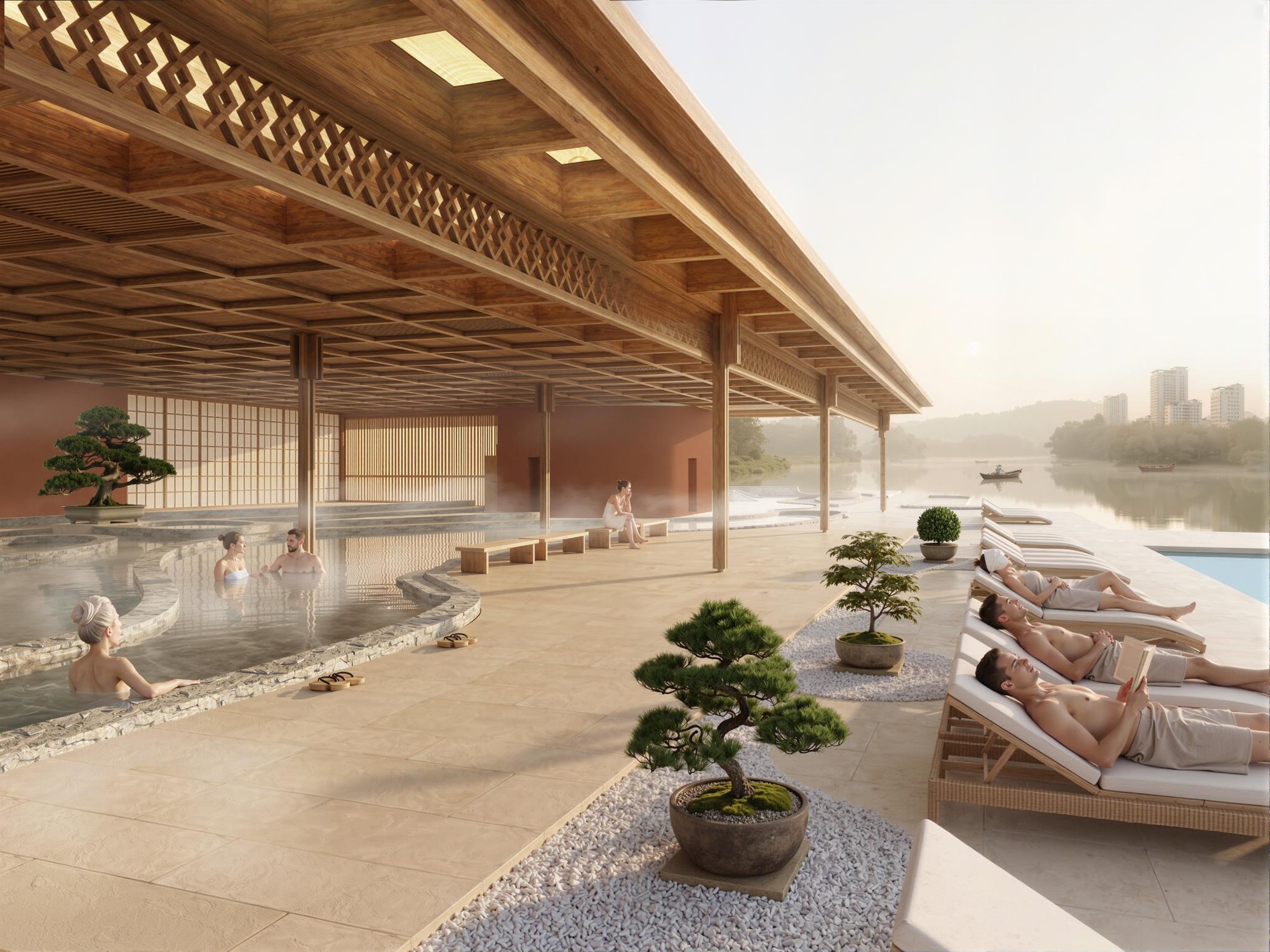 Clubhouse Onsen tại Charmora City mang đặc quyền kho&aacute;ng n&oacute;ng tới Nam Nha Trang - Ảnh 1.