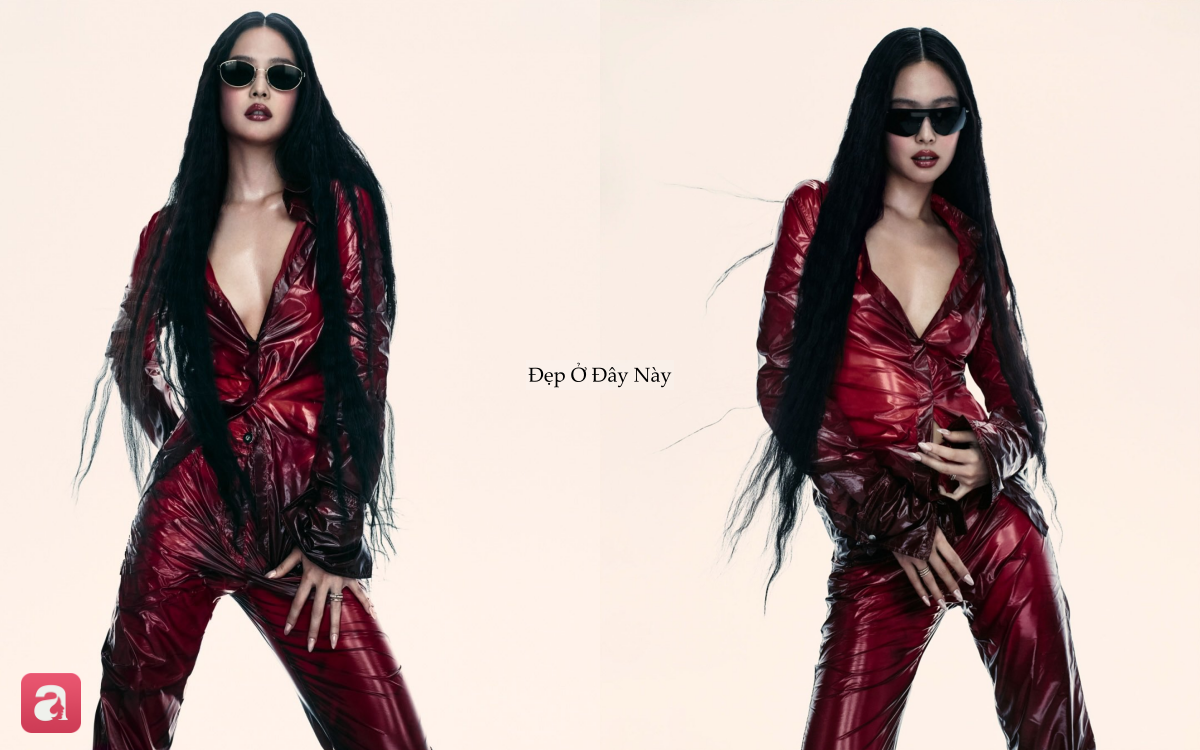 Chiếc áo mặc "mỗi lúc một màu" của Jennie- Ảnh 5. Chiếc áo mặc "mỗi lúc một màu" của Jennie- Ảnh 5.