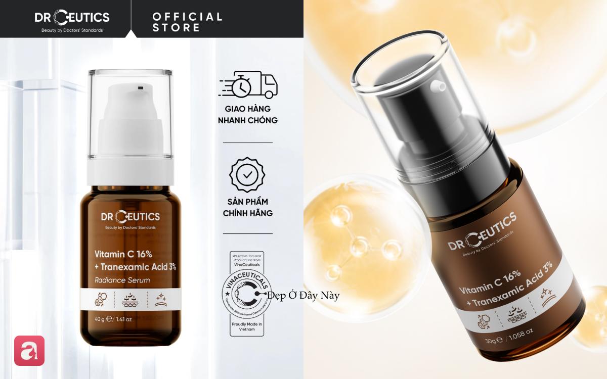 5 serum vitamin C "made in Vietnam" l&agrave;m mờ vết th&acirc;m v&agrave; tăng sinh collagen hiệu quả - Ảnh 6.