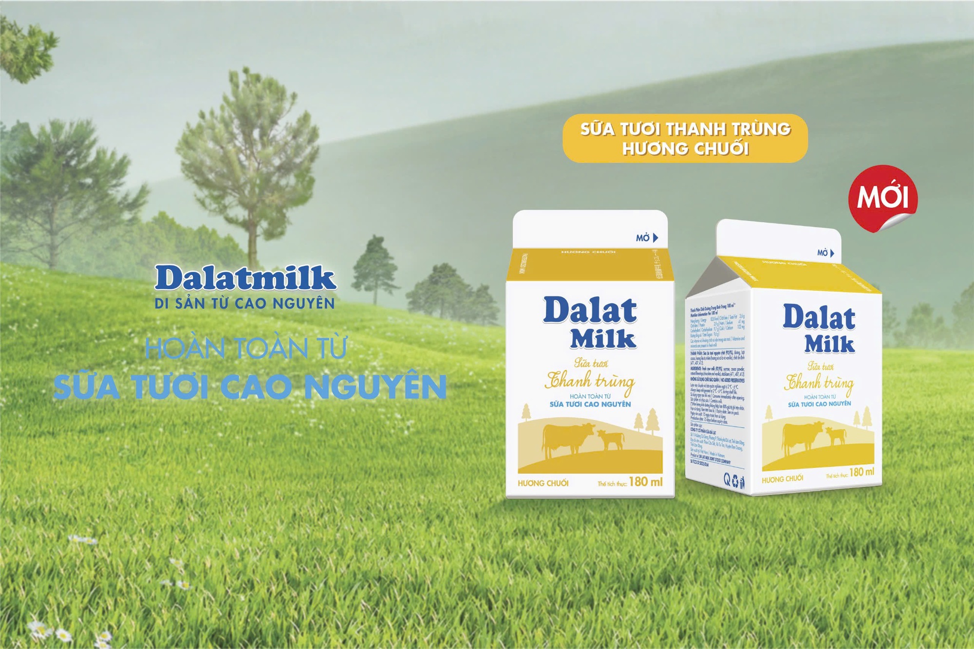 Dalatmilk ra mắt "Sữa Tươi Thanh Tr&ugrave;ng Hương Chuối" - kết hợp ho&agrave;n to&agrave;n từ sữa tươi cao nguy&ecirc;n v&agrave; hương chuối tự nhi&ecirc;n- Ảnh 3.