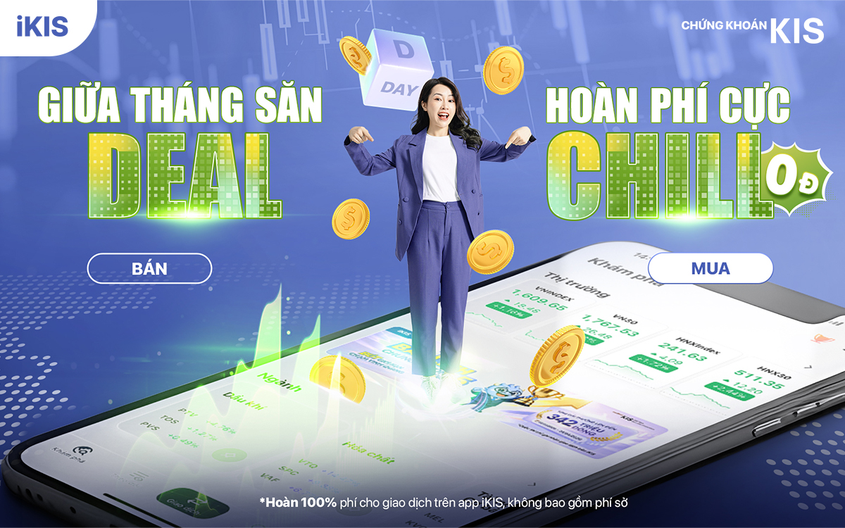 Chứng kho&aacute;n KIS tung ưu đ&atilde;i 1,1 tỷ đồng: tặng cổ phiếu, ho&agrave;n ph&iacute; 100%- Ảnh 1.