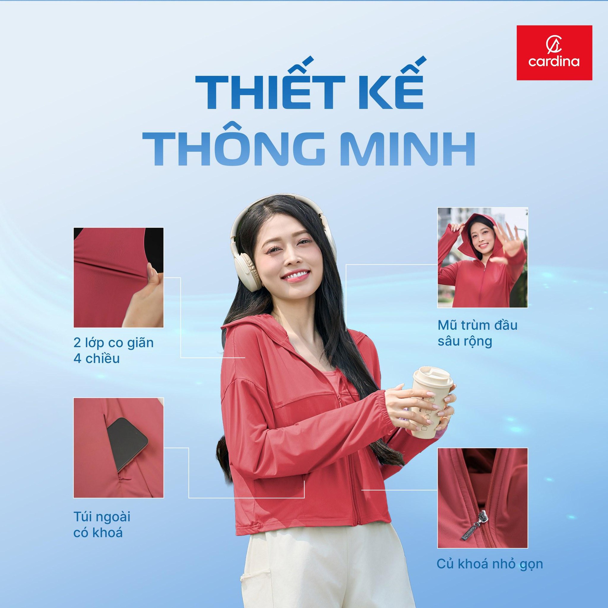 Học ngay b&iacute; k&iacute;p diện &aacute;o chống nắng mỏng nhẹ, m&aacute;t lịm của &Aacute; hậu B&ugrave;i Phương Nga - Ảnh 4.
