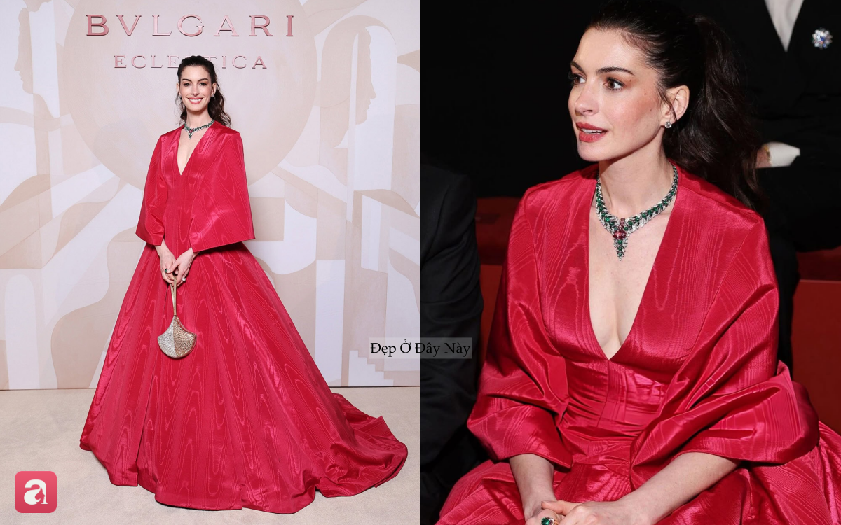 Anne Hathaway bận “không thở nổi”, đổi style liên tục khiến fan chóng mặt - Ảnh 2.