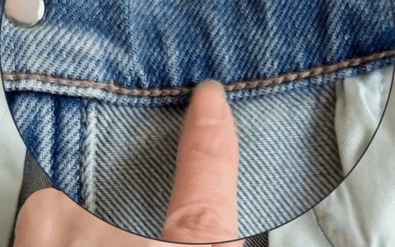 Kh&ocirc;ng cần mặc thử, đ&acirc;y l&agrave; mẹo để ph&acirc;n biệt quần jeans xịn hay kh&ocirc;ng chỉ bằng mắt thường!- Ảnh 16.