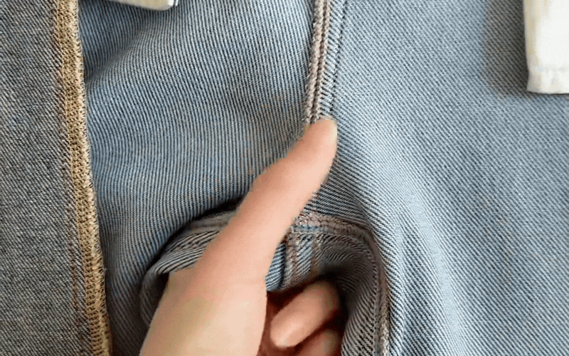 Kh&ocirc;ng cần mặc thử, đ&acirc;y l&agrave; mẹo để ph&acirc;n biệt quần jeans xịn hay kh&ocirc;ng chỉ bằng mắt thường!- Ảnh 4.