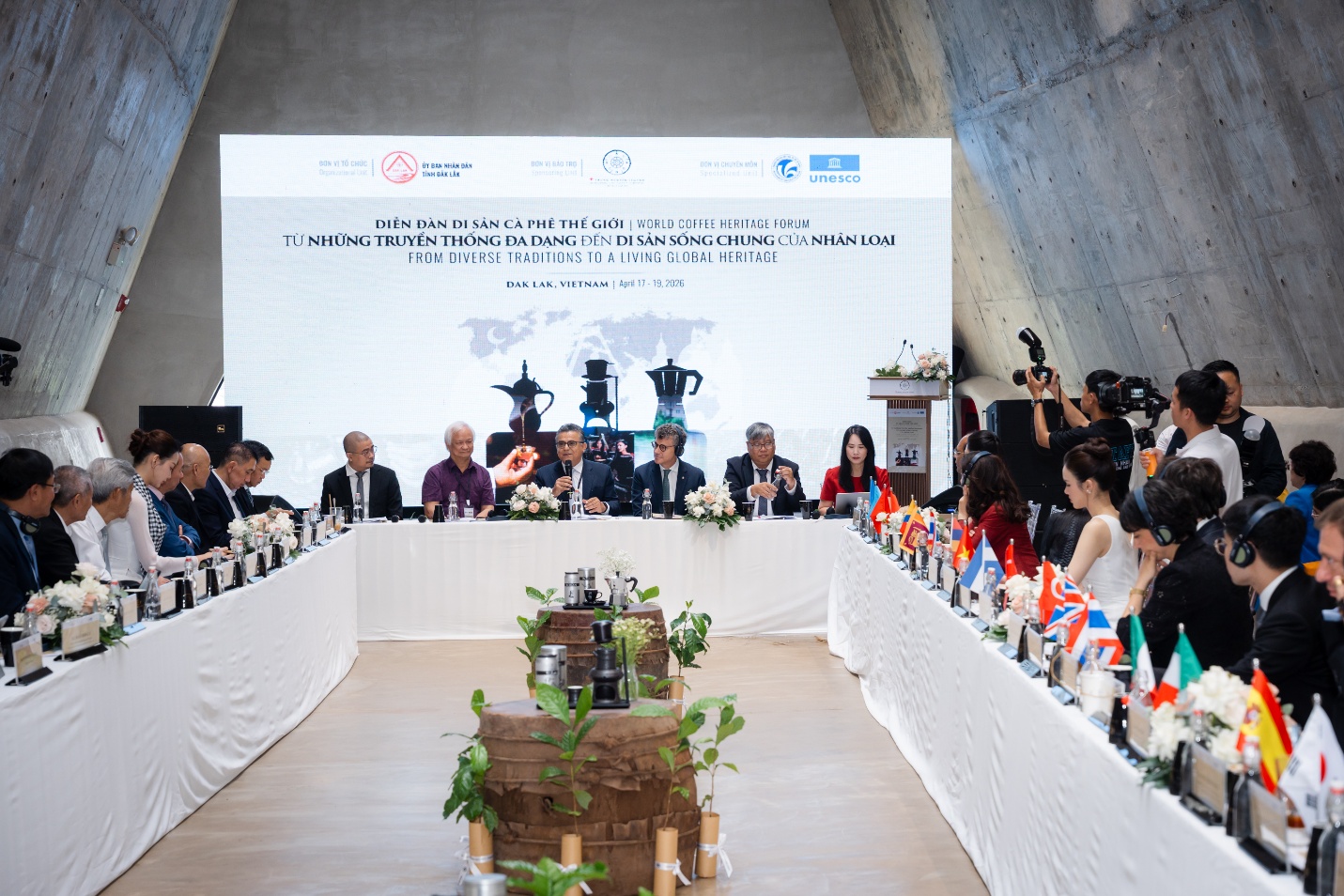 Diễn đ&agrave;n Di Sản C&agrave; Ph&ecirc; Thế Giới &ndash; Kh&ocirc;ng gian đối thoại kết nối văn h&oacute;a v&agrave; tri thức c&agrave; ph&ecirc; to&agrave;n cầu  - Ảnh 1.