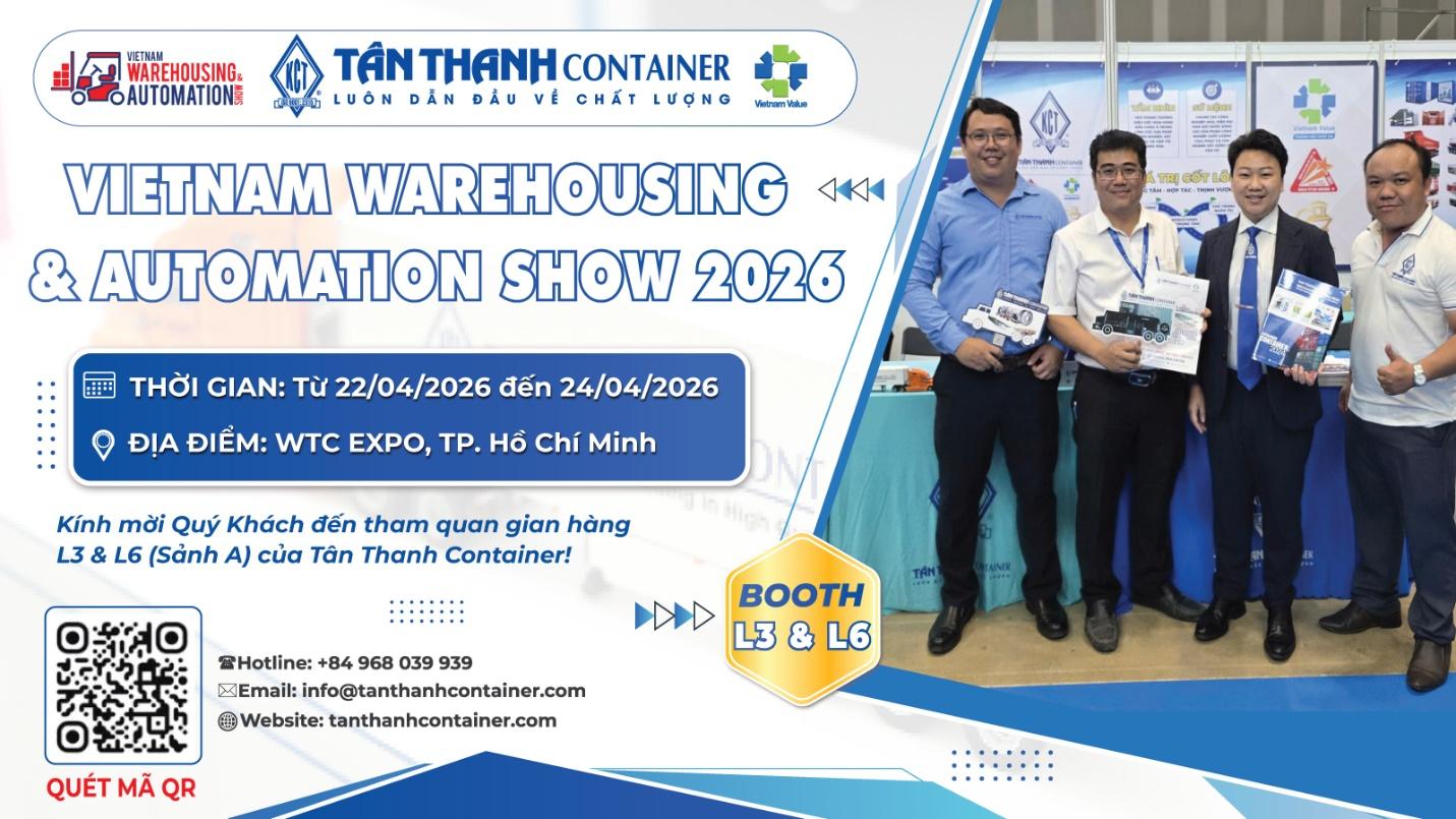 T&acirc;n Thanh Container tại VWAS 2026: Giải ph&aacute;p vận tải tối ưu cho doanh nghiệp - Ảnh 1.