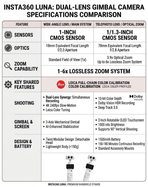 Insta360 Luna lộ to&agrave;n bộ th&ocirc;ng số ngay khi DJI ra mắt Osmo Pocket 4 - Ảnh 1.