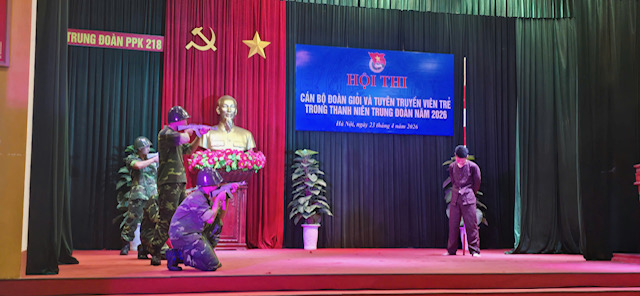 Lan tỏa bản lĩnh, khơi dậy l&yacute; tưởng qua Hội thi C&aacute;n bộ Đo&agrave;n giỏi v&agrave; Tuy&ecirc;n truyền vi&ecirc;n trẻ Trung đo&agrave;n 218 năm 2026 - Ảnh 4.