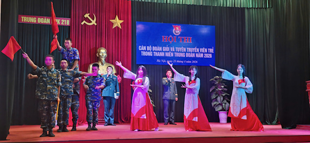Lan tỏa bản lĩnh, khơi dậy l&yacute; tưởng qua Hội thi C&aacute;n bộ Đo&agrave;n giỏi v&agrave; Tuy&ecirc;n truyền vi&ecirc;n trẻ Trung đo&agrave;n 218 năm 2026 - Ảnh 8.