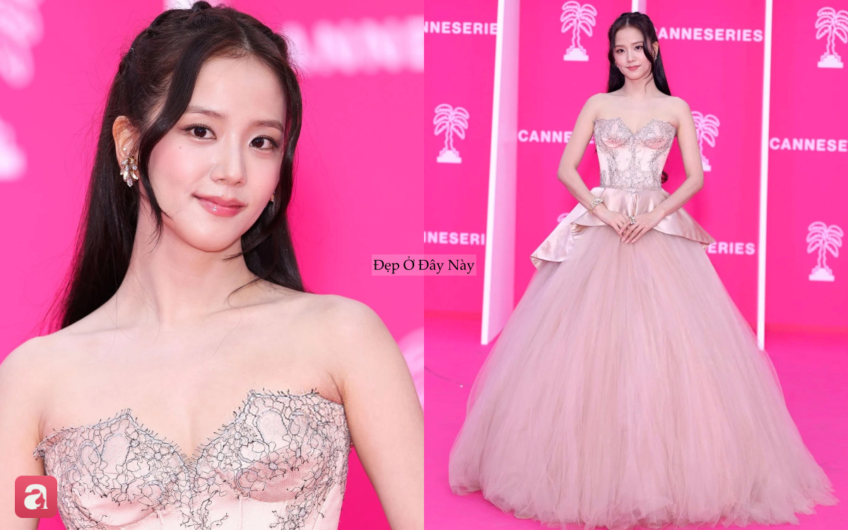 Dự sự kiện quốc tế: Jisoo "mang cả 1 căn nh&agrave;", Jennie diện đồ kh&ocirc;ng phải c&oacute; tiền l&agrave; mua được - Ảnh 2.
