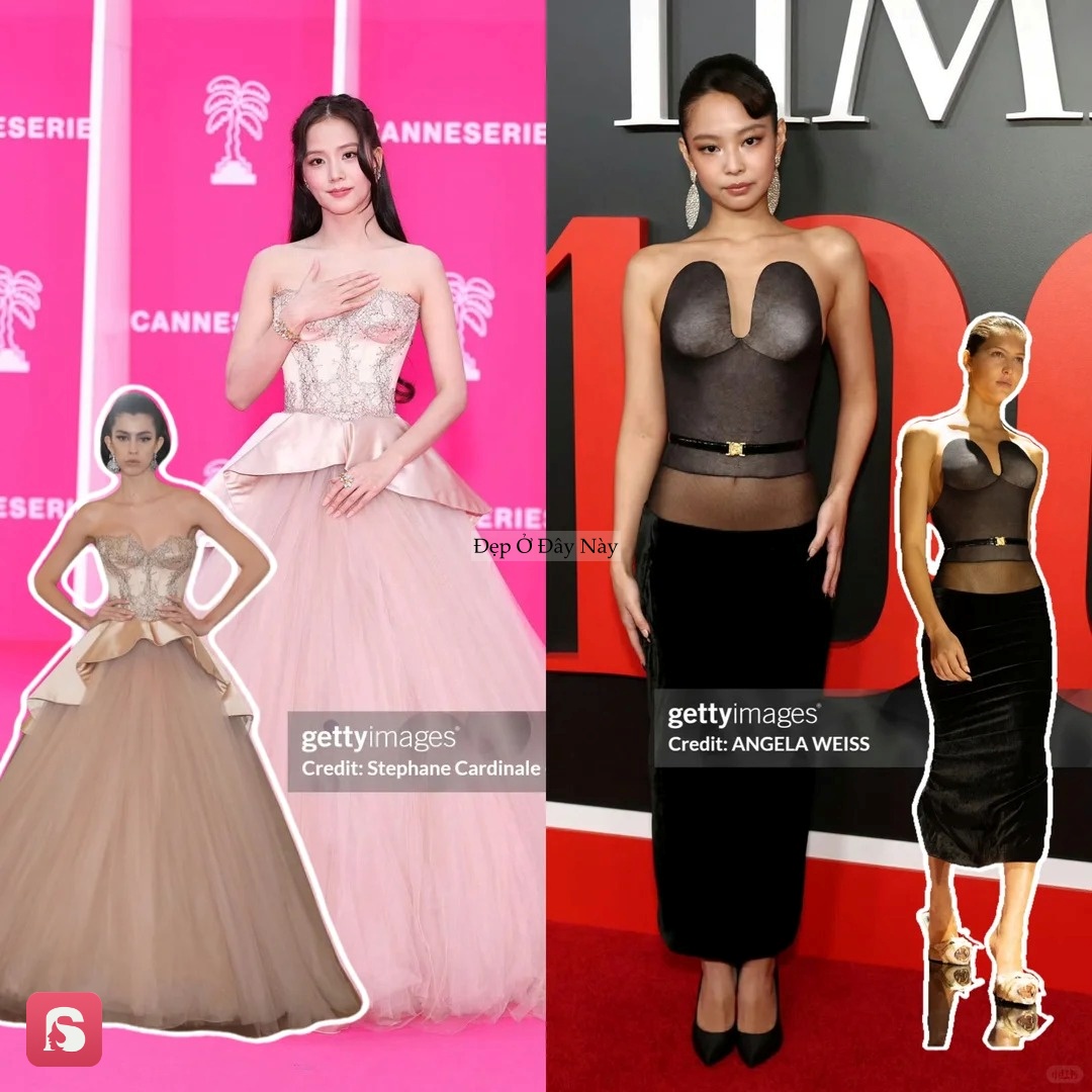 Dự sự kiện quốc tế: Jisoo "mang cả 1 căn nh&agrave;", Jennie diện đồ kh&ocirc;ng phải c&oacute; tiền l&agrave; mua được - Ảnh 8.