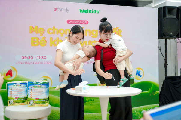Workshop &ldquo;Mẹ chọn s&aacute;ng suốt - B&eacute; khỏe vươn cao&rdquo; của aFamily x WelKids ADEK: Khi tri thức khoa học trở th&agrave;nh điểm tựa cho h&agrave;nh tr&igrave;nh l&agrave;m mẹ - Ảnh 19.