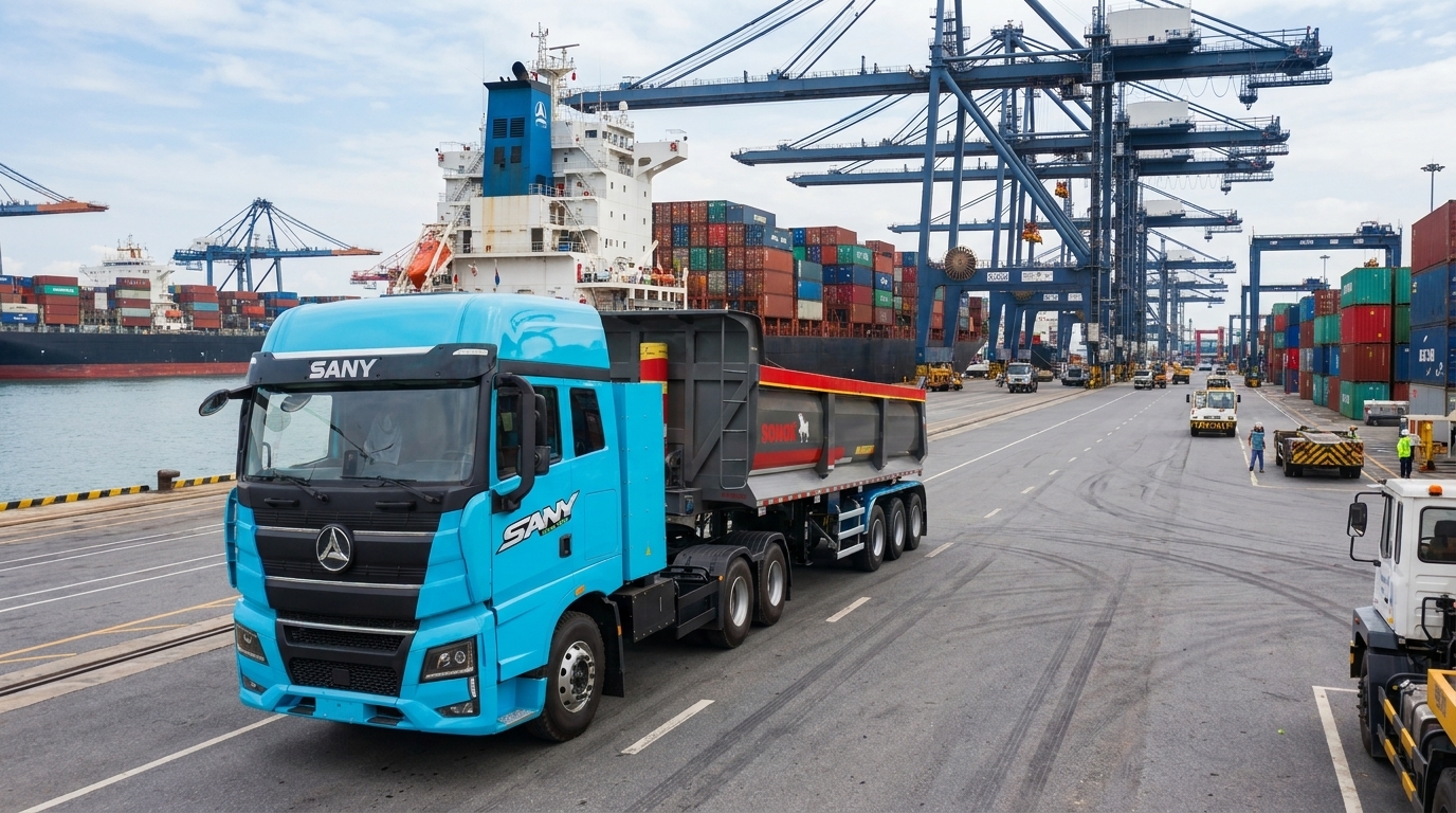Xe tải điện Sany đổ bộ Việt Nam: Cuộc chơi ng&agrave;nh vận tải bắt đầu- Ảnh 2.