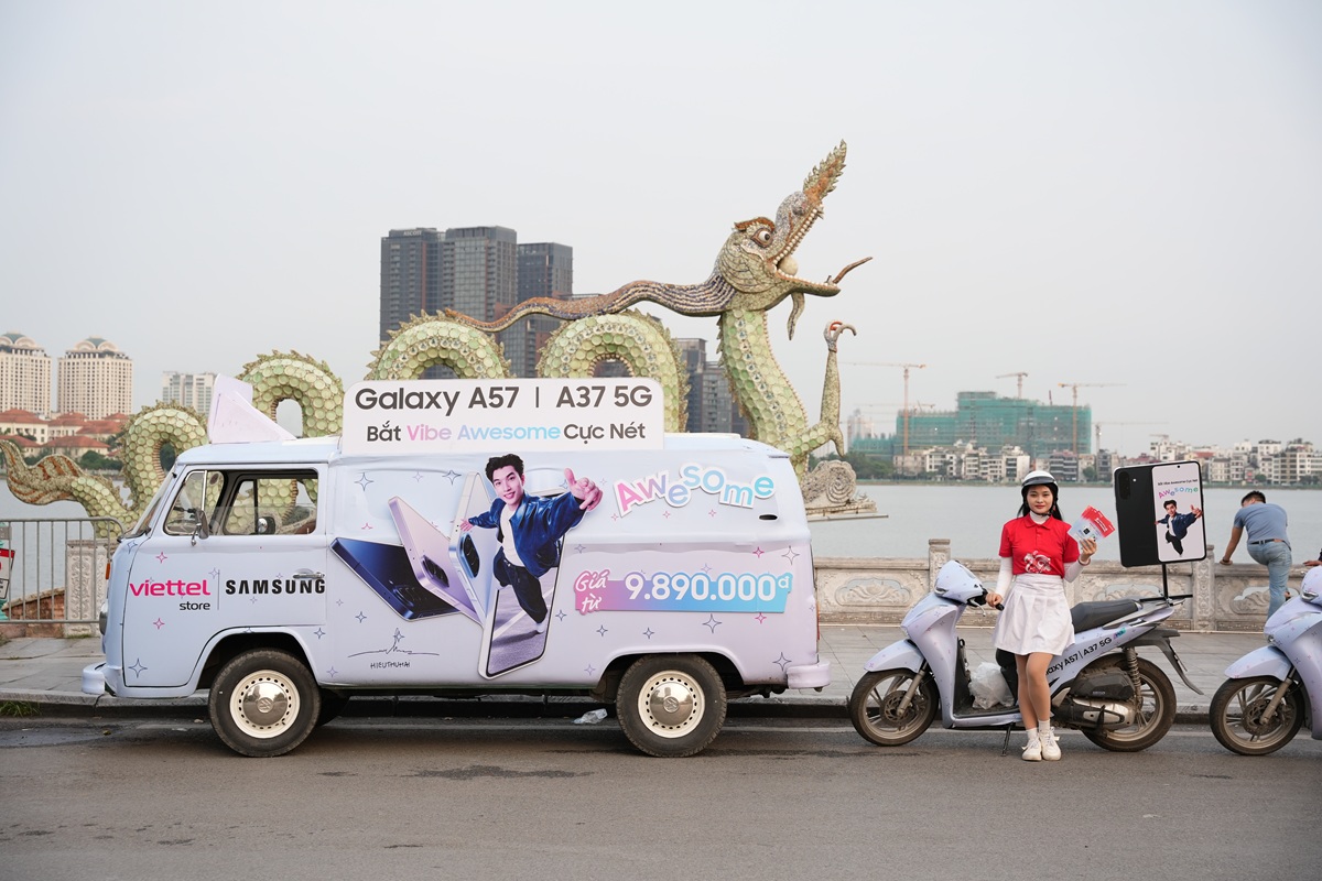 Viettel Store v&agrave; Samsung mang Roadshow &ldquo;Vibe Awesome&rdquo; khuấy động Thủ đ&ocirc; với Galaxy A57 | A37 5G - Ảnh 2.