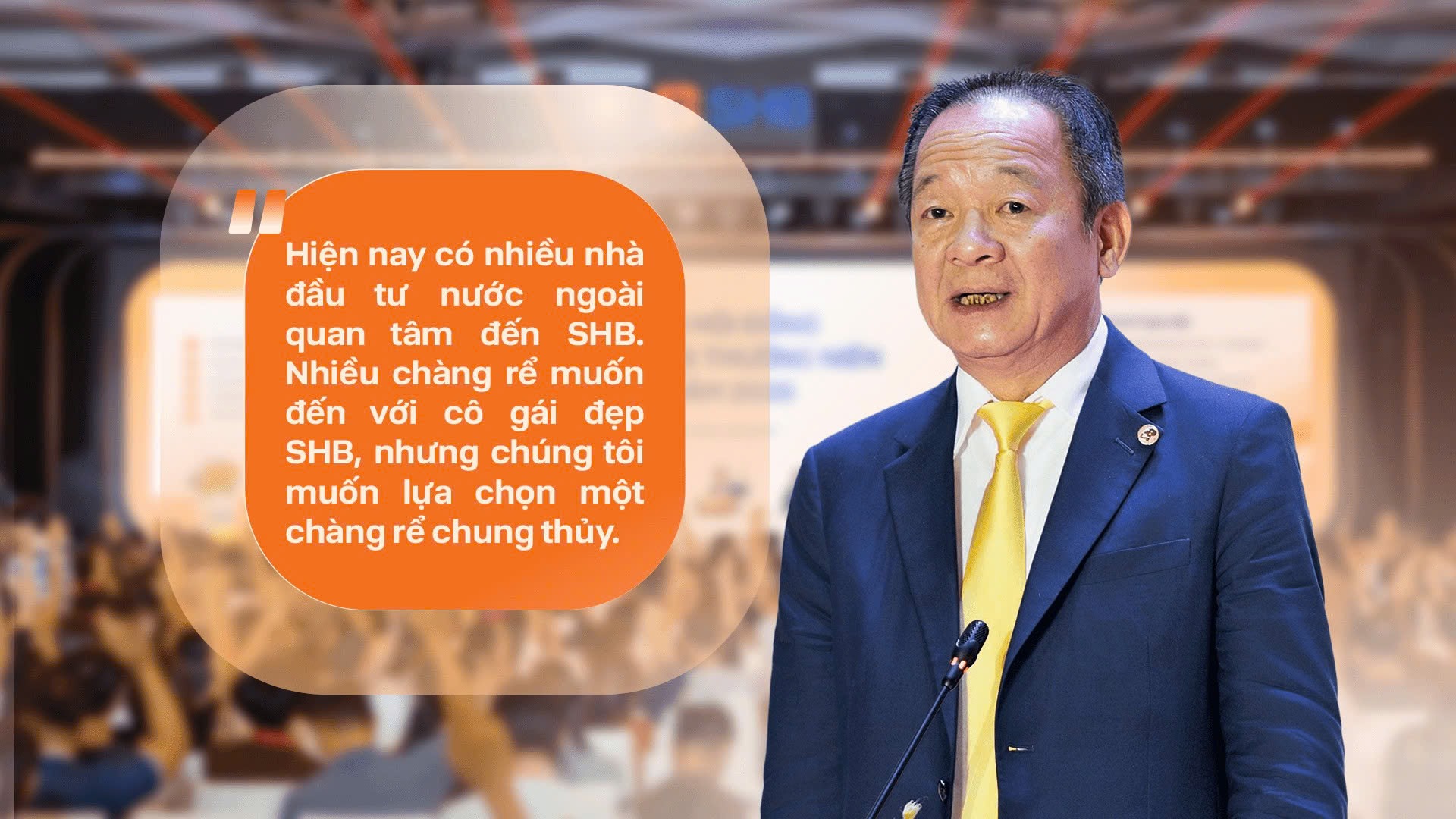 Những c&acirc;u n&oacute;i ấn tượng của Chủ tịch HĐQT SHB Đỗ Quang Hiển tại ĐHĐCĐ 2026 - Ảnh 5.