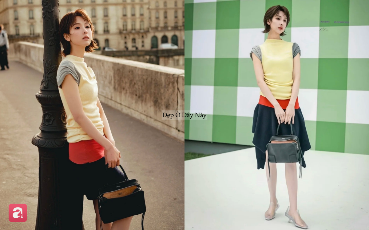 V&igrave; sao Trần Đ&ocirc; Linh mang t&uacute;i kh&ocirc;ng k&eacute;o kh&oacute;a tại show Loewe?- Ảnh 2.