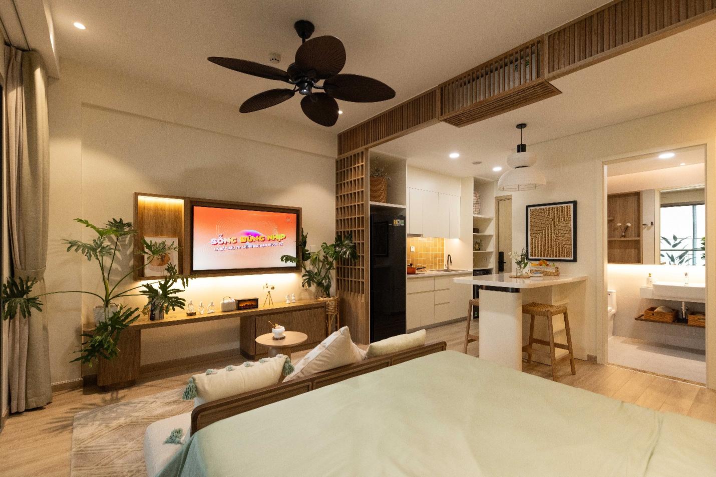 Sống chuẩn resort với căn hộ gi&aacute; dưới 2 tỷ đồng - Ảnh 5.