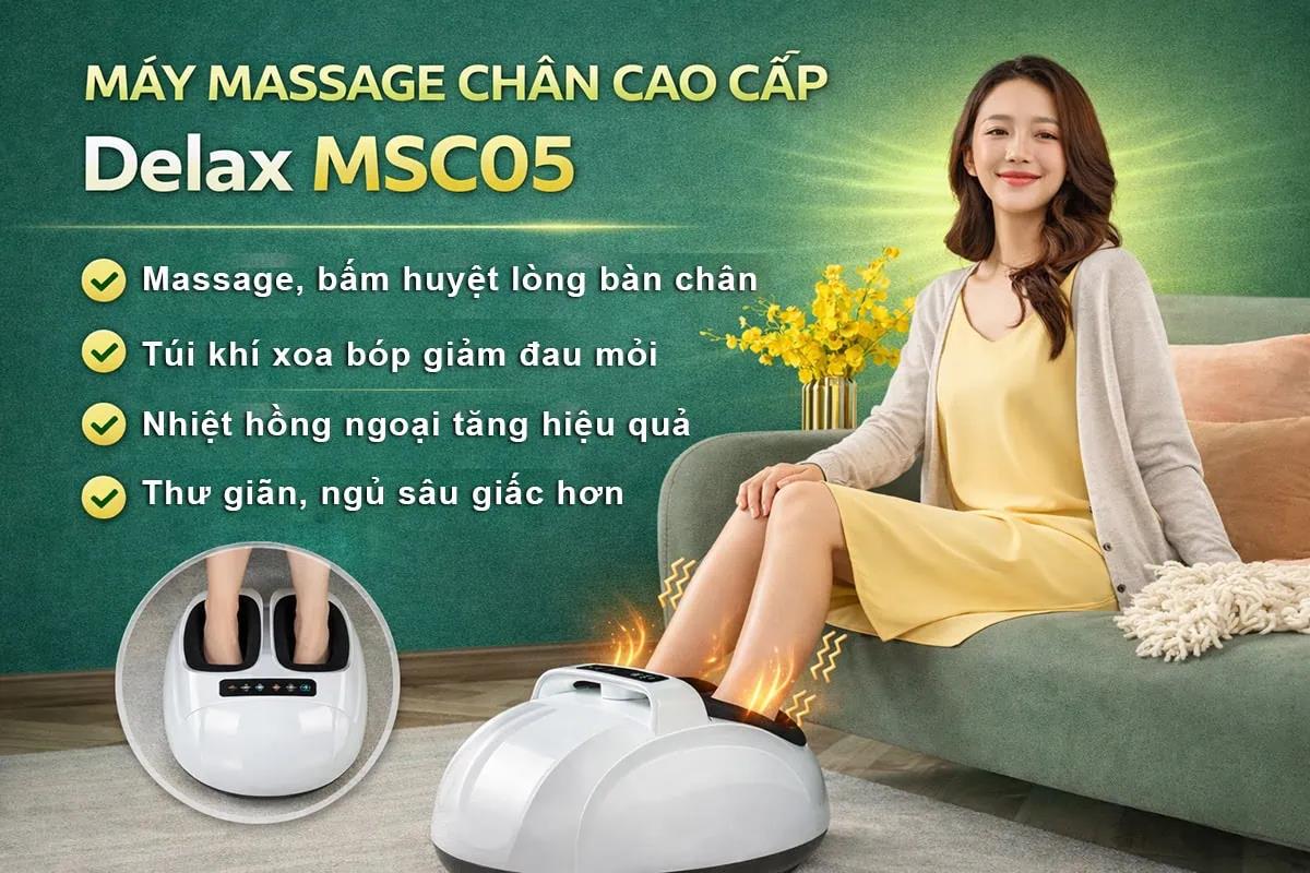 Top 8 m&aacute;y massage ch&acirc;n gi&uacute;p thư gi&atilde;n b&agrave;n ch&acirc;n, giảm t&ecirc; mỏi được ưa chuộng 2026 - Ảnh 4.