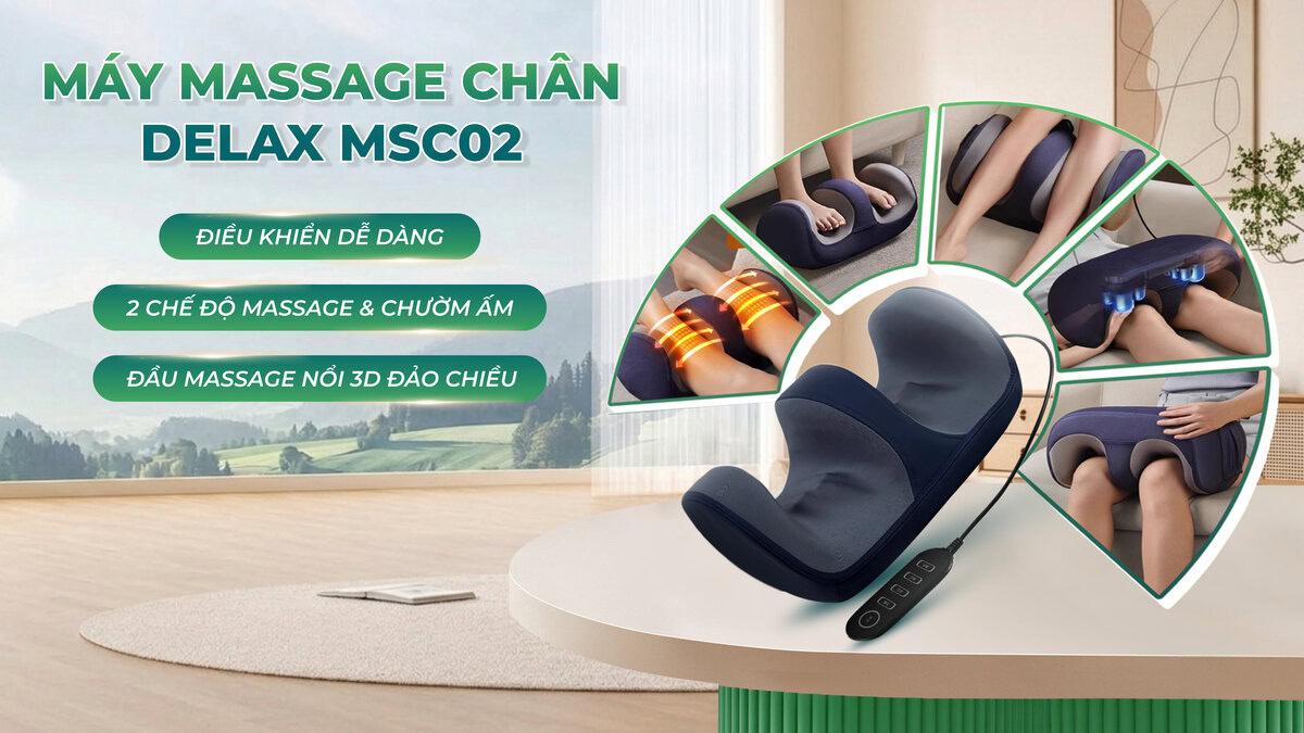 Top 8 m&aacute;y massage ch&acirc;n gi&uacute;p thư gi&atilde;n b&agrave;n ch&acirc;n, giảm t&ecirc; mỏi được ưa chuộng 2026 - Ảnh 5.