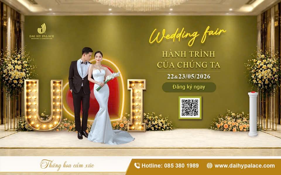 Wedding Fair U&I 2026 tại Đại Hỷ Palace &ndash; Chạm tay v&agrave;o xu hướng cưới mới nhất- Ảnh 1.