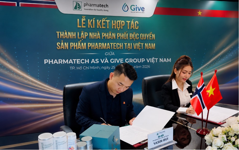 Pharmatech AS v&agrave; Give Group Việt Nam ch&iacute;nh thức k&yacute; kết hợp t&aacute;c chiến lược- Ảnh 2.