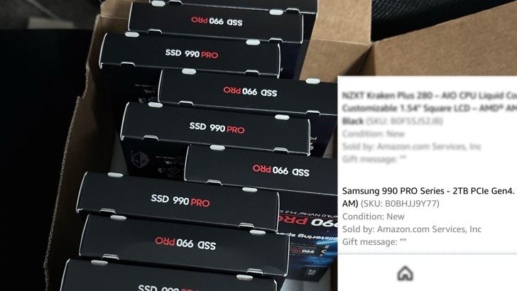 Mua một ổ cứng Samsung trên Amazon, nhận về mười chiếc trị giá 125 triệu đồng- Ảnh 1. Mua một ổ cứng Samsung trên Amazon, nhận về mười chiếc trị giá 125 triệu đồng- Ảnh 1.