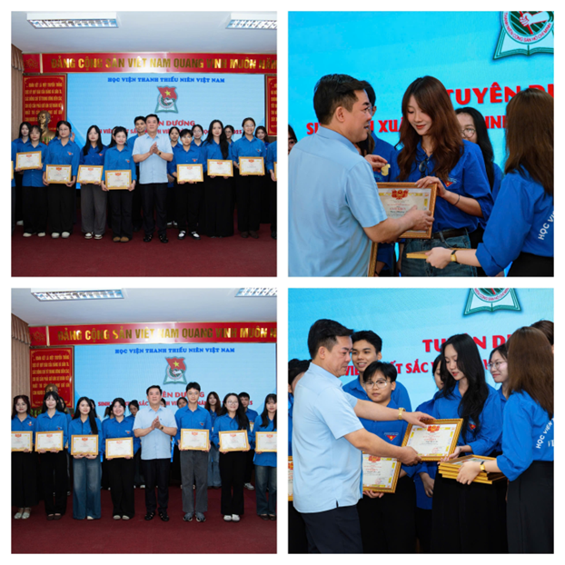 Học viện Thanh thiếu ni&ecirc;n Việt Nam tuy&ecirc;n dương sinh vi&ecirc;n ti&ecirc;u biểu năm học 2024 - 2025 tại K9 - Đ&aacute; Ch&ocirc;ng - Ảnh 4.