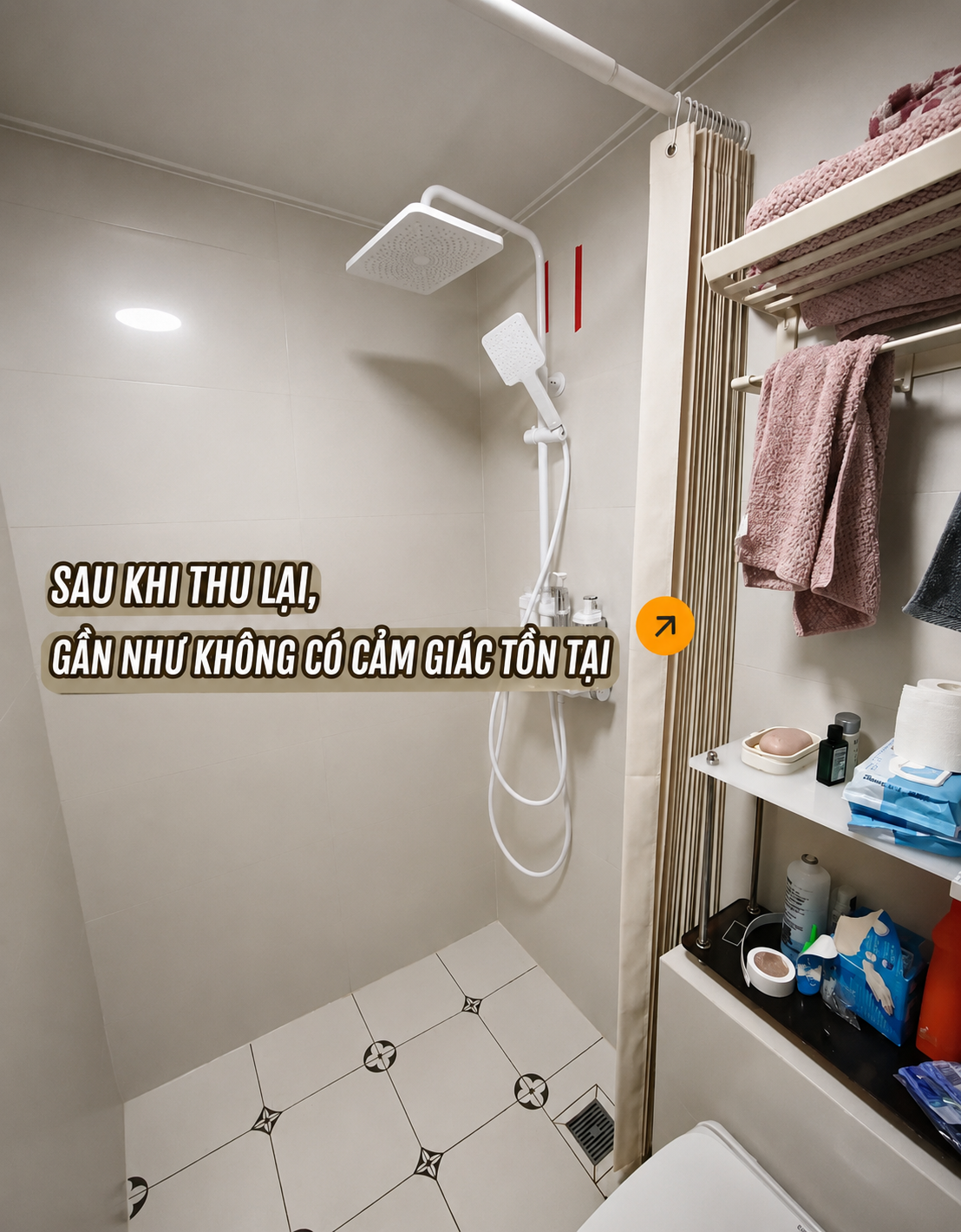 V&aacute;ch k&iacute;nh ph&ograve;ng tắm đang dần &ldquo;thất sủng&rdquo;? Nhiều gia đ&igrave;nh chuyển sang 4 kiểu thiết kế tiết kiệm diện t&iacute;ch, dễ vệ sinh hơn - Ảnh 4.