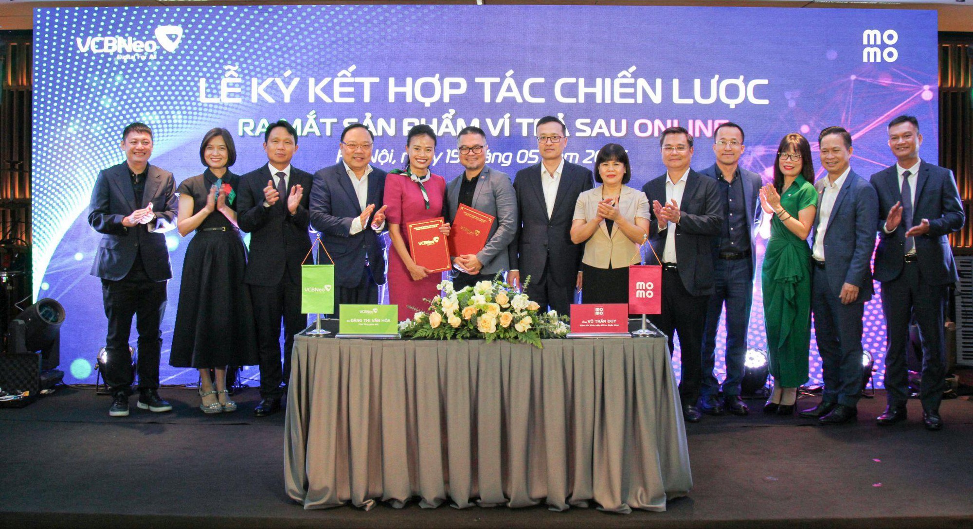 VCBNeo v&agrave; MoMo thiết lập quan hệ đối t&aacute;c chiến lược- Ảnh 1.