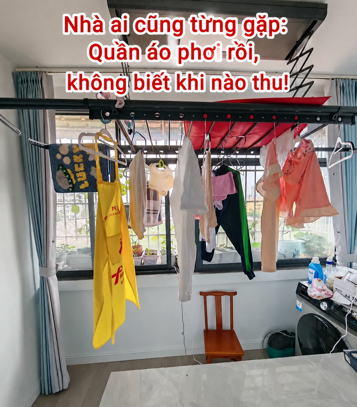Ban công đẹp mấy cũng “toang” nếu phơi đồ kiểu cũ: Nhiều gia đình đang âm thầm đổi sang cách này vì quá gọn và đỡ quê- Ảnh 1. Ban công đẹp mấy cũng “toang” nếu phơi đồ kiểu cũ: Nhiều gia đình đang âm thầm đổi sang cách này vì quá gọn và đỡ quê- Ảnh 1.