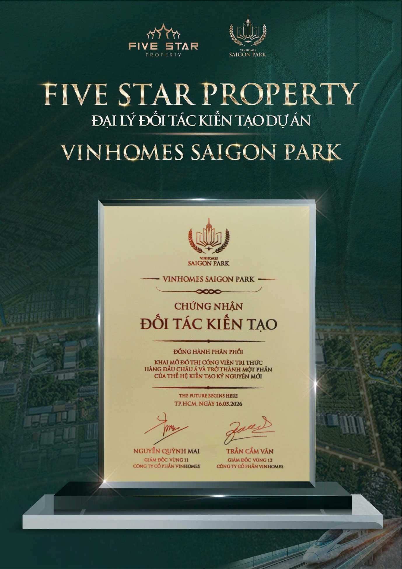 Five Star Property v&agrave; Vinhomes: Đồng h&agrave;nh khai ph&aacute; tiềm năng đại đ&ocirc; thị Vinhomes Saigon Park - Ảnh 4.